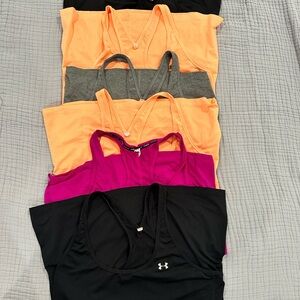 6 Under Armor Racerback Workout Tanks